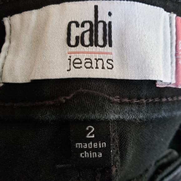 CABI Black Distressed Jeans - Picture 6 of 7